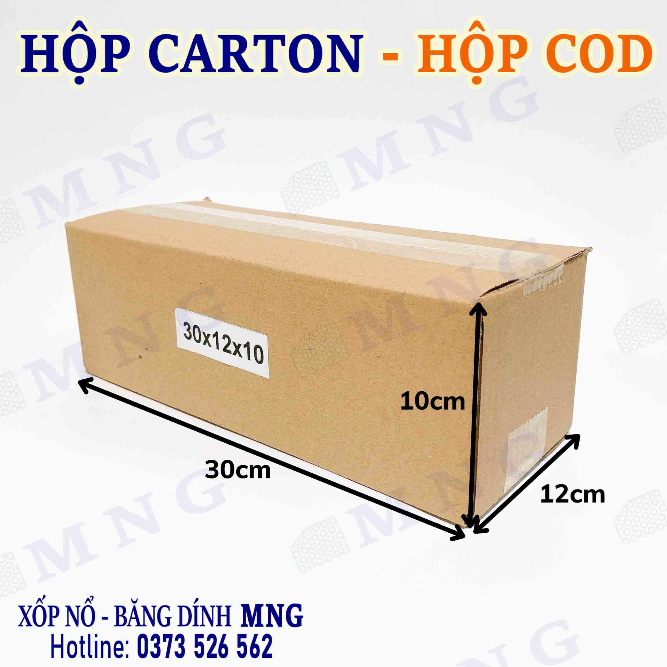 Hộp Carton size trung bình M+ (30-40cm)