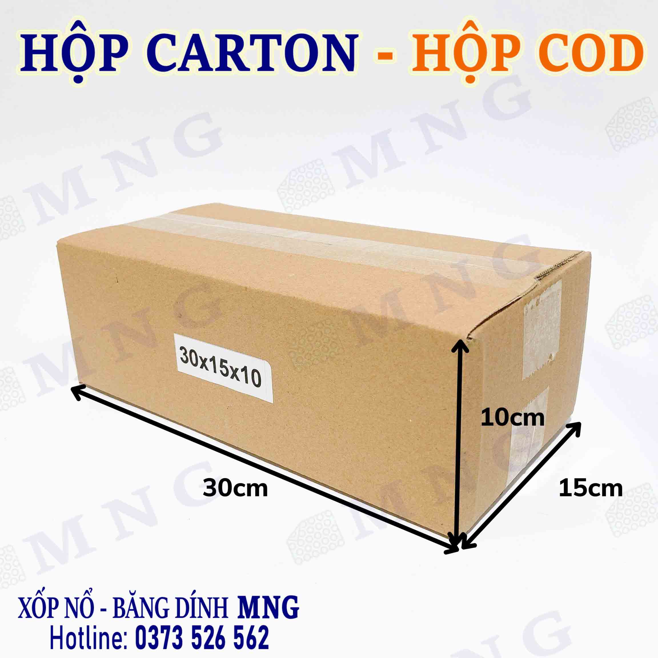 Hộp Carton size trung bình M+ (30-40cm)
