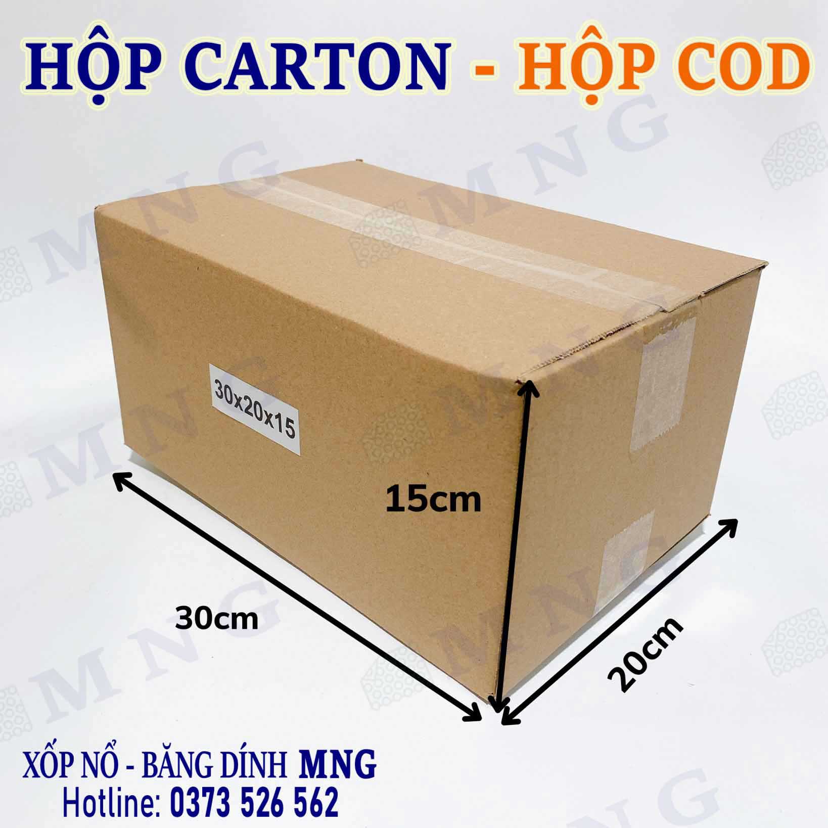 Hộp Carton size trung bình M+ (30-40cm)