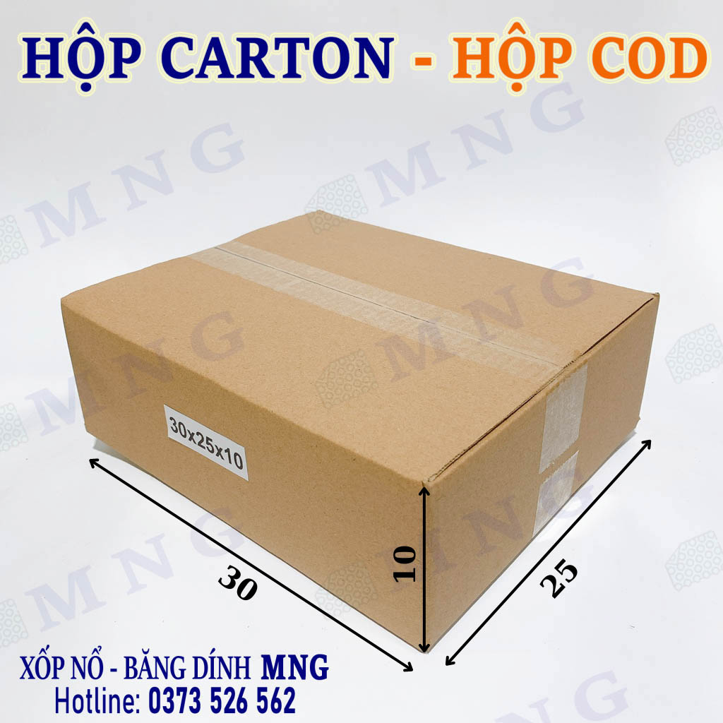 Hộp Carton size trung bình M+ (30-40cm)