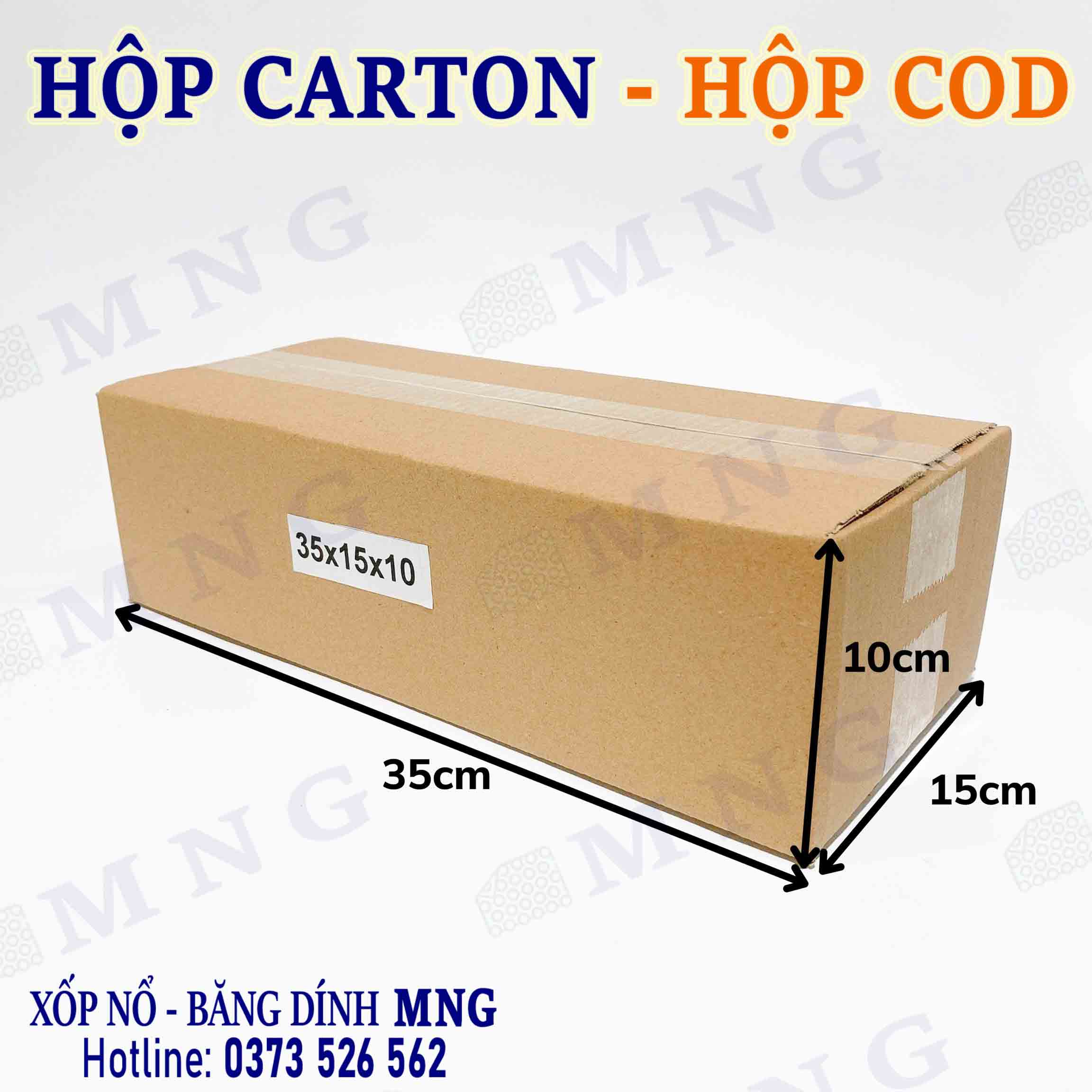 Hộp Carton size trung bình M+ (30-40cm)