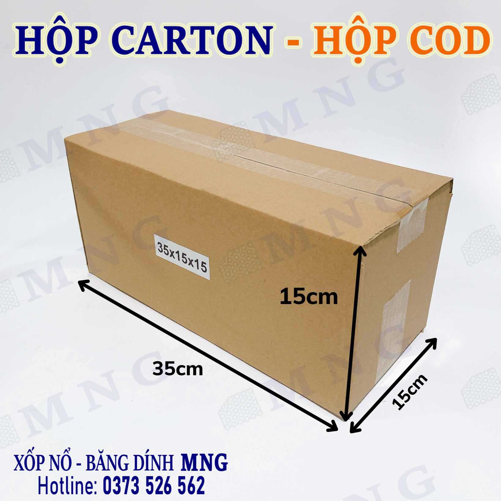 Hộp Carton size trung bình M+ (30-40cm)