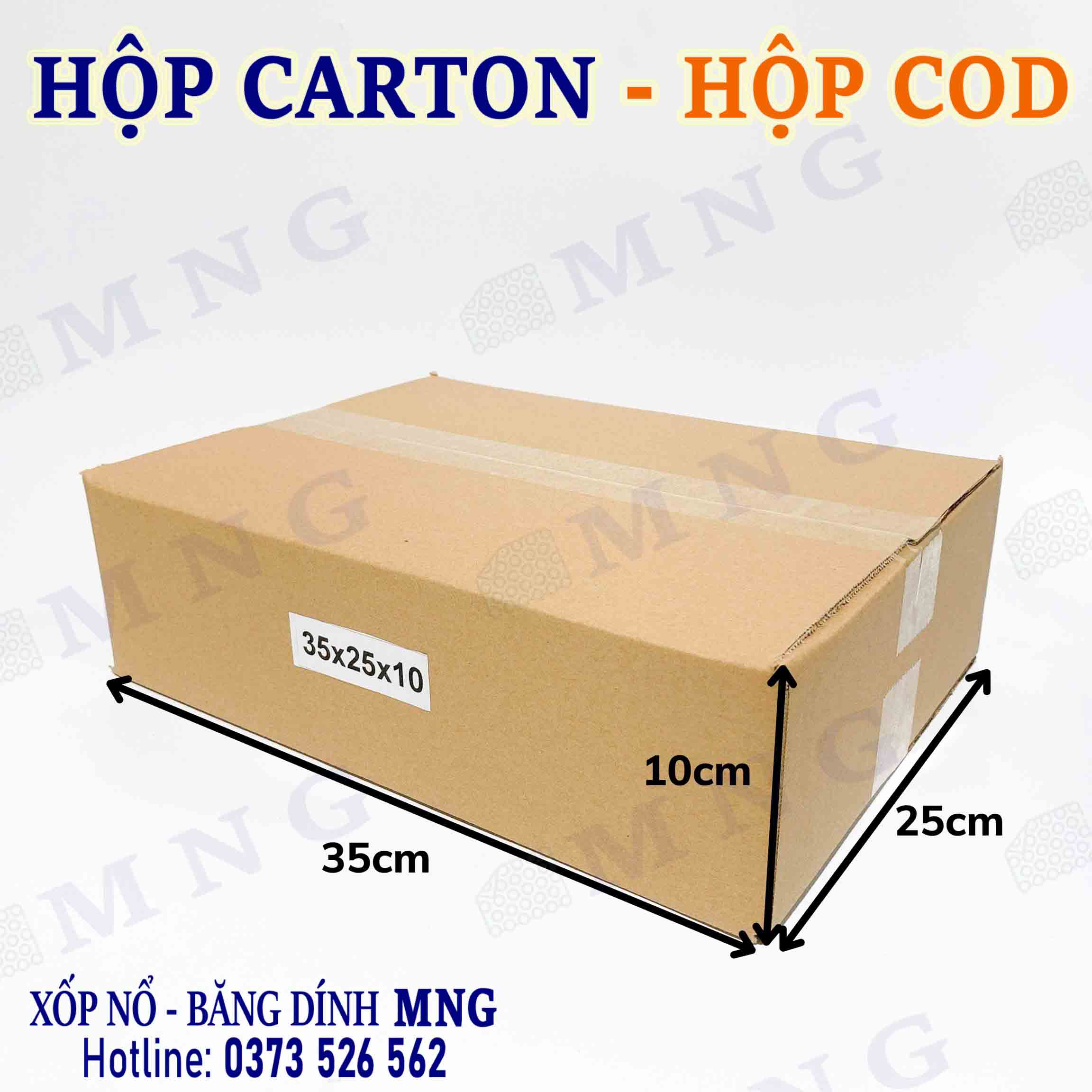 Hộp Carton size trung bình M+ (30-40cm)