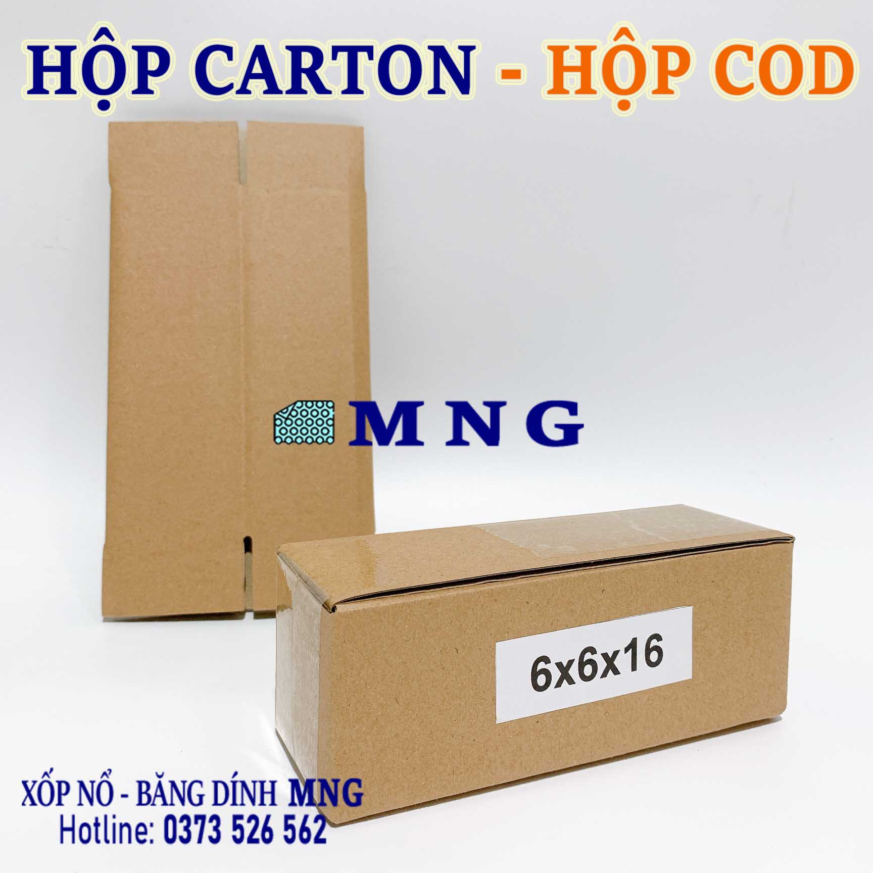 Hộp Carton size nhỏ S (10-20cm)