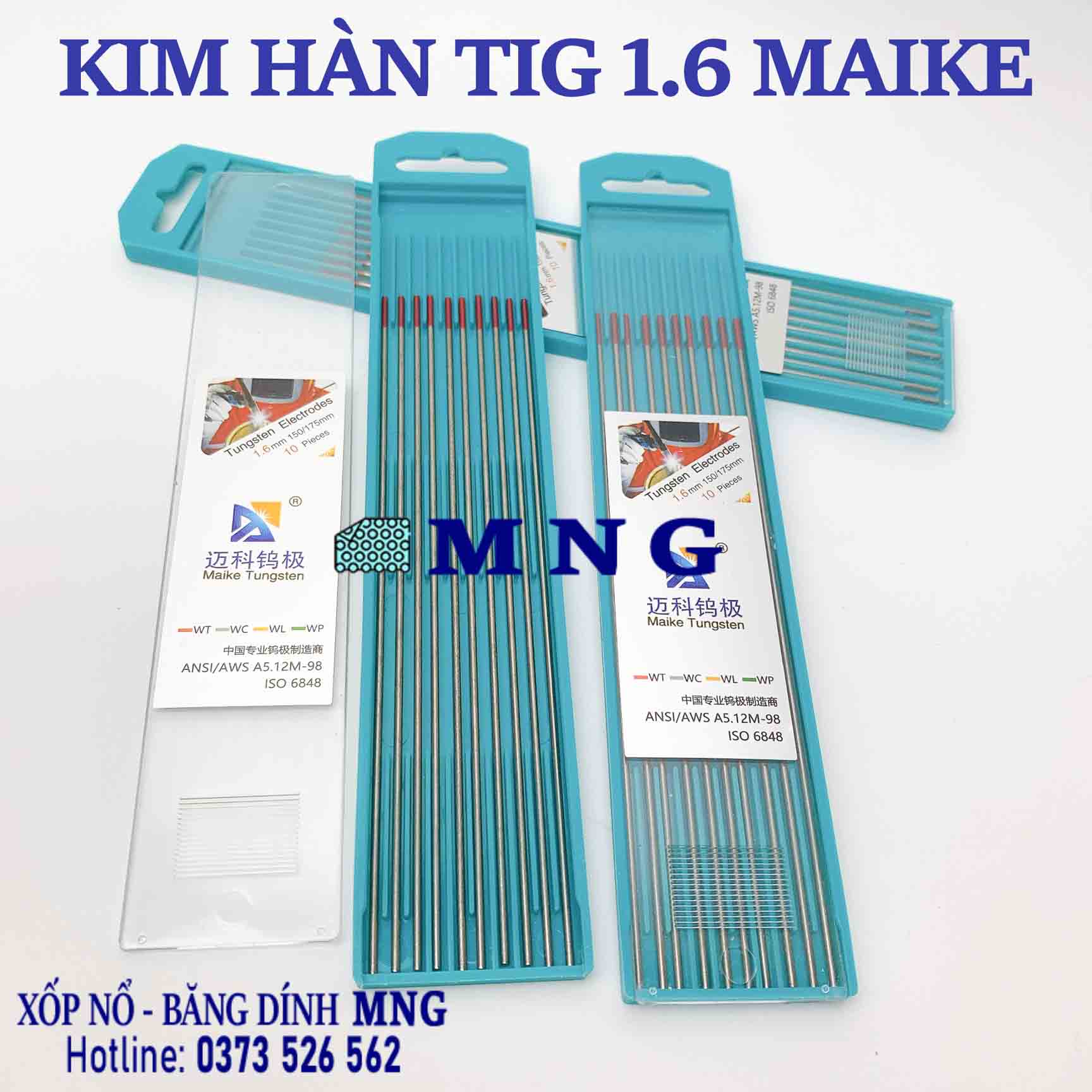 Kim hàn TIG 1.6 Maike loại đẹp