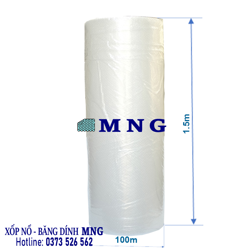 Cuộn xốp nổ bọc hàng 1.5m x 100m