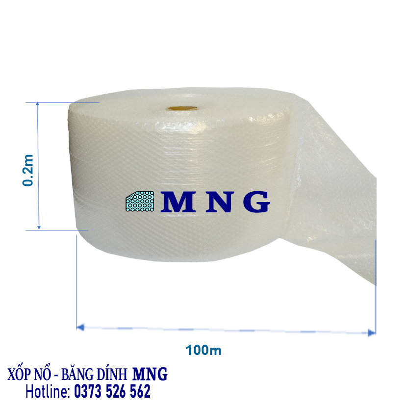 Cuộn xốp nổ bọc hàng 20cm x 100m