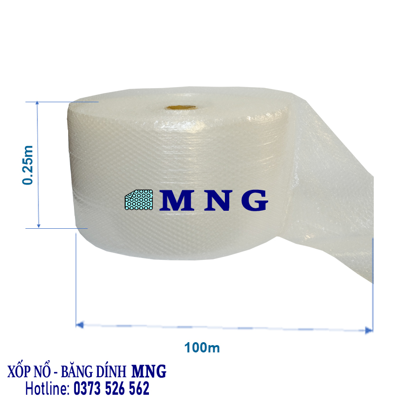 Cuộn xốp nổ bọc hàng 25cm x 100m