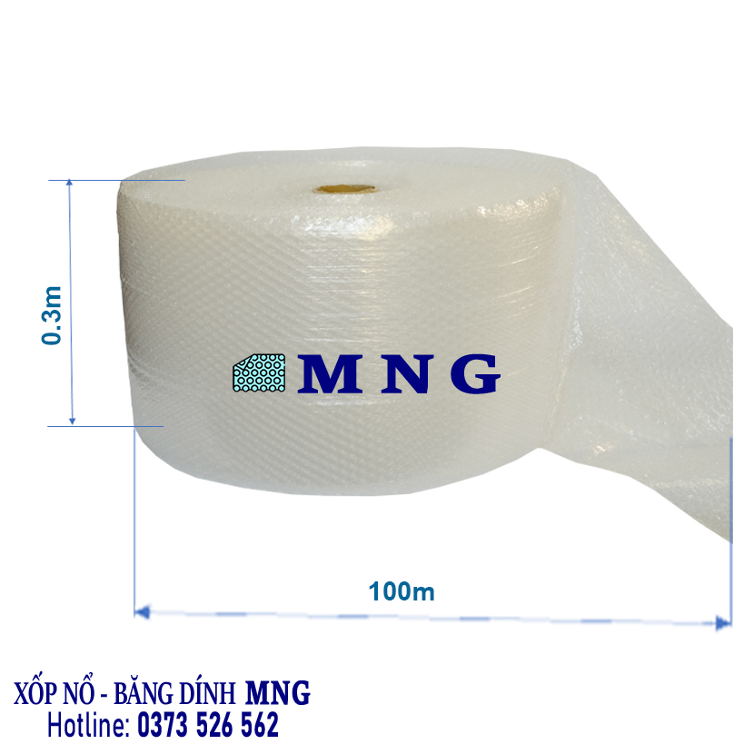 Cuộn xốp nổ bọc hàng 30cm x 100m
