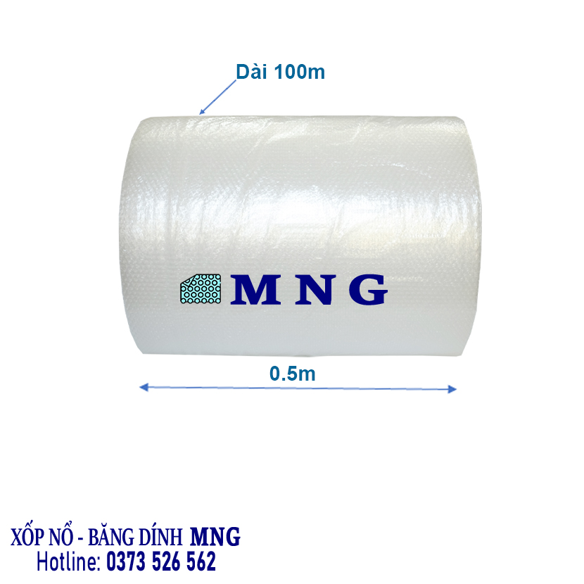 Cuộn xốp nổ bọc hàng 50cm x 100m