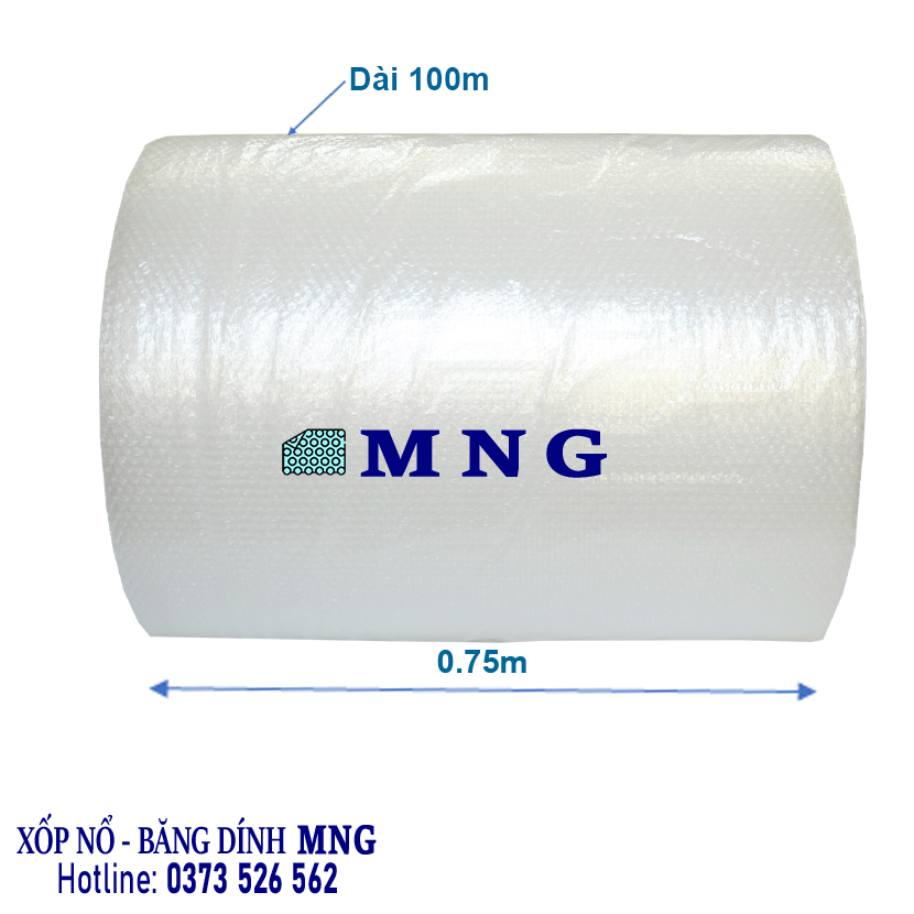 Cuộn xốp nổ bọc hàng 75cm x 100m