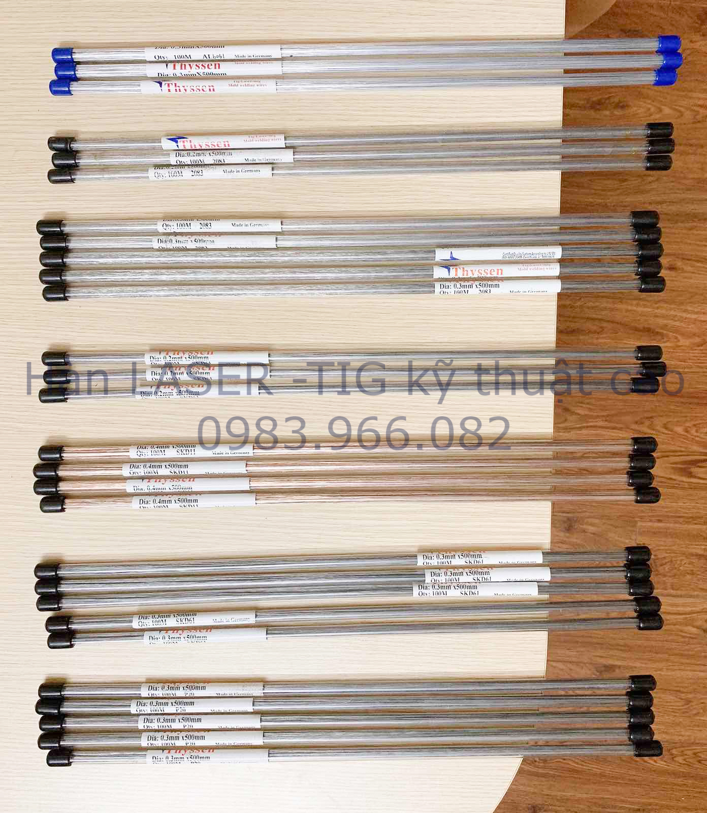 Dây hàn Laser Thyssen Đức