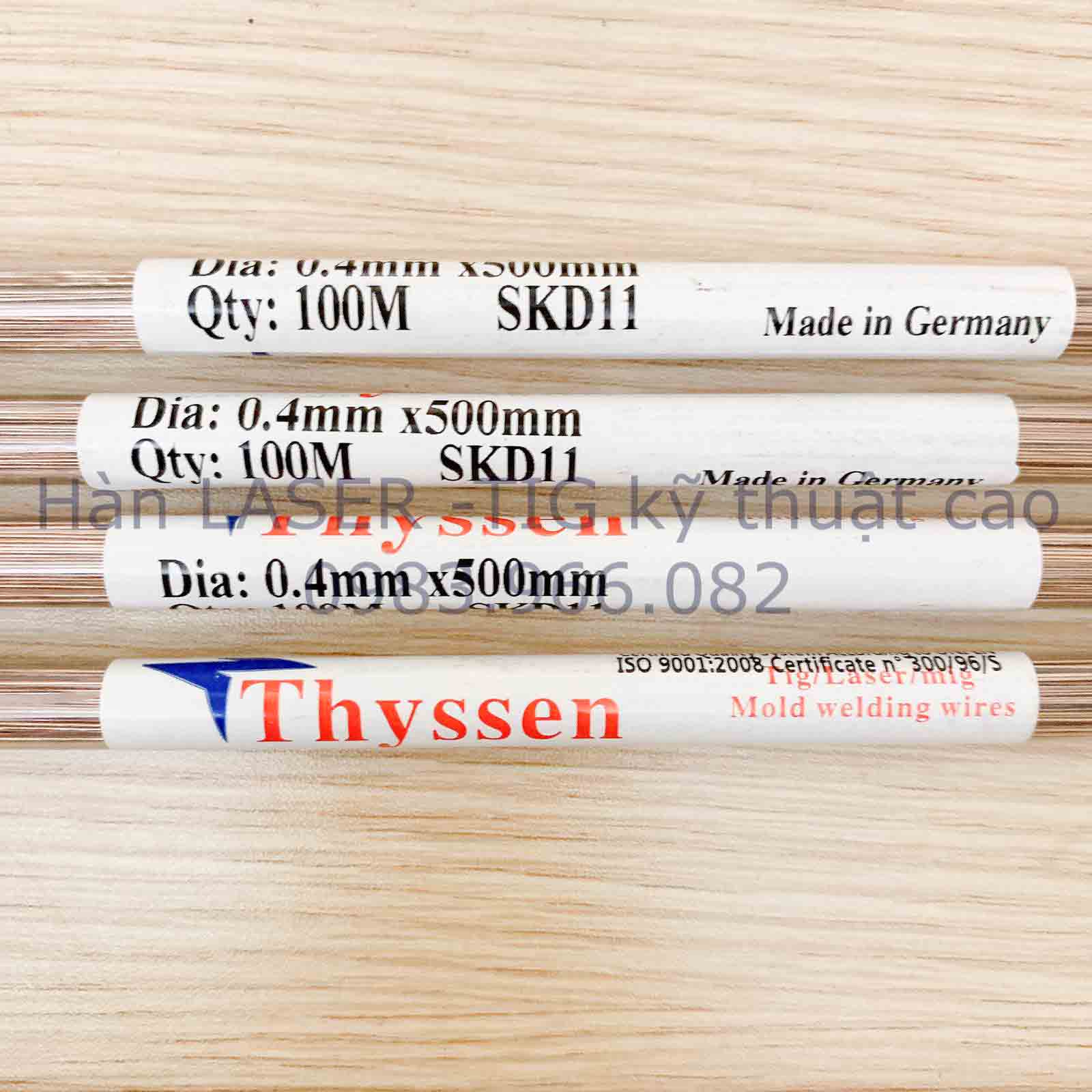 Dây hàn Laser Thyssen Đức