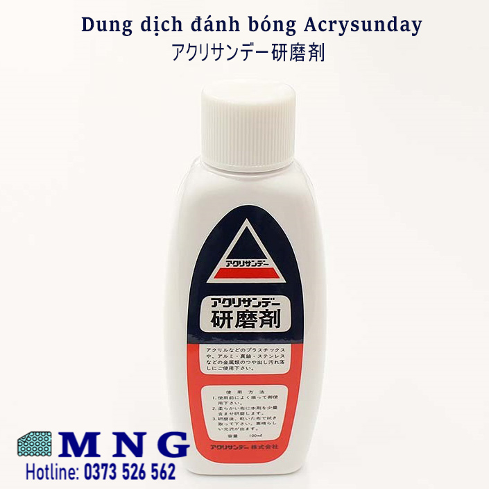 Dung dịch Acrysunday mài đánh bóng 100ml