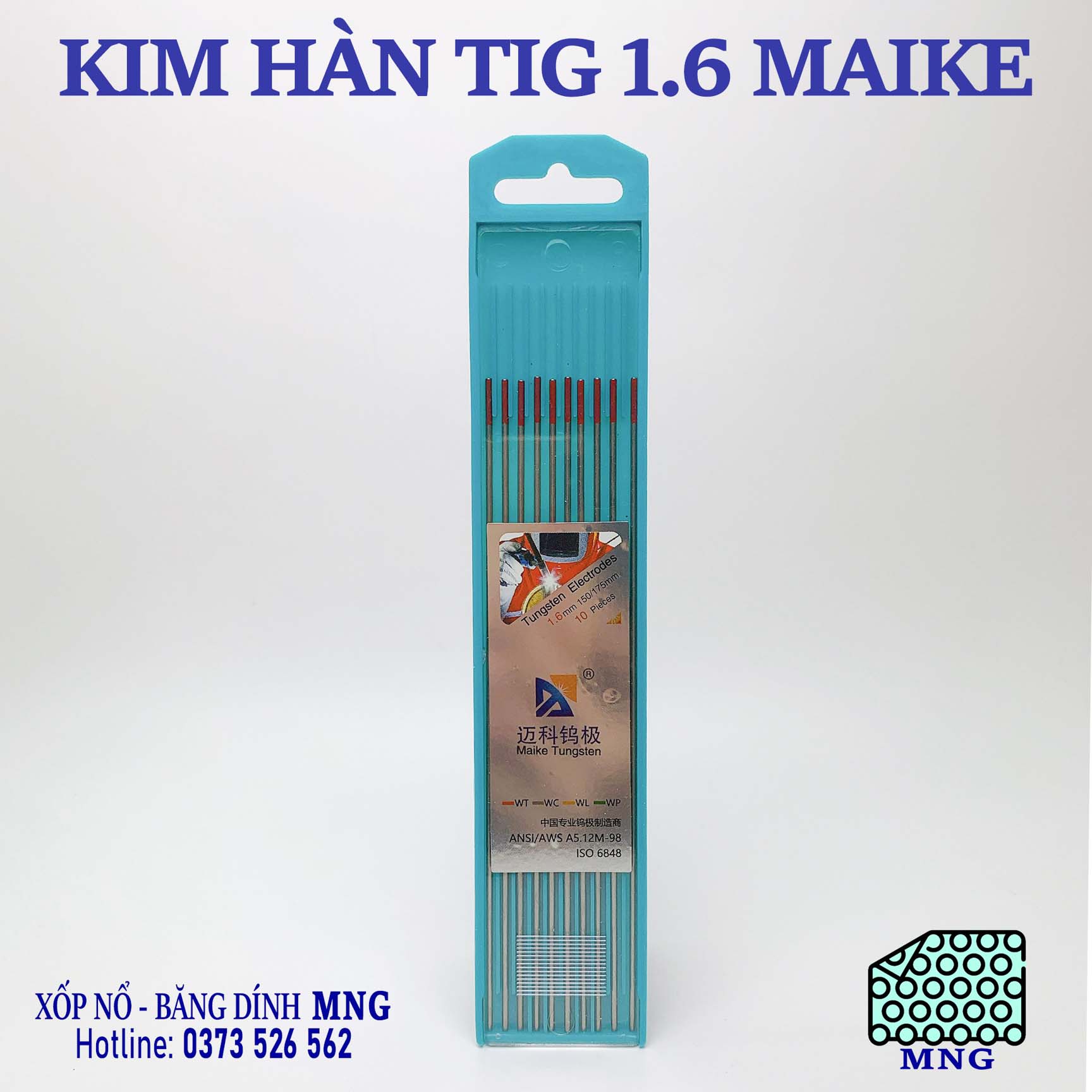 Kim hàn TIG 1.6 Maike loại đẹp