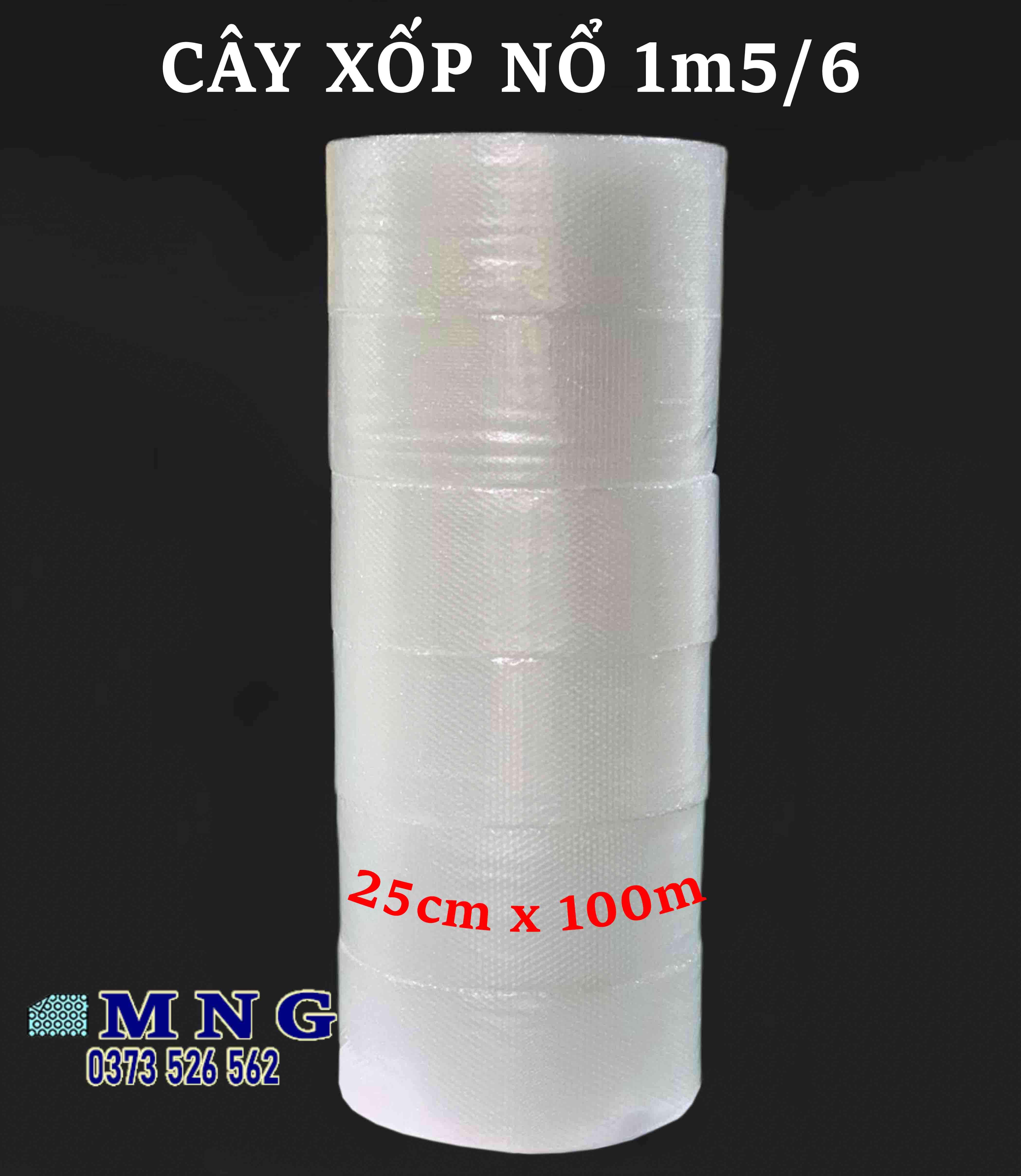Cuộn xốp nổ bọc hàng 25cm x 100m