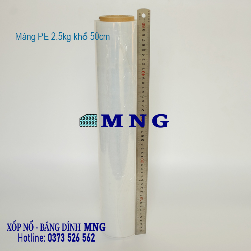 Màng chít, màng PE 2.5Kg khổ 50cm