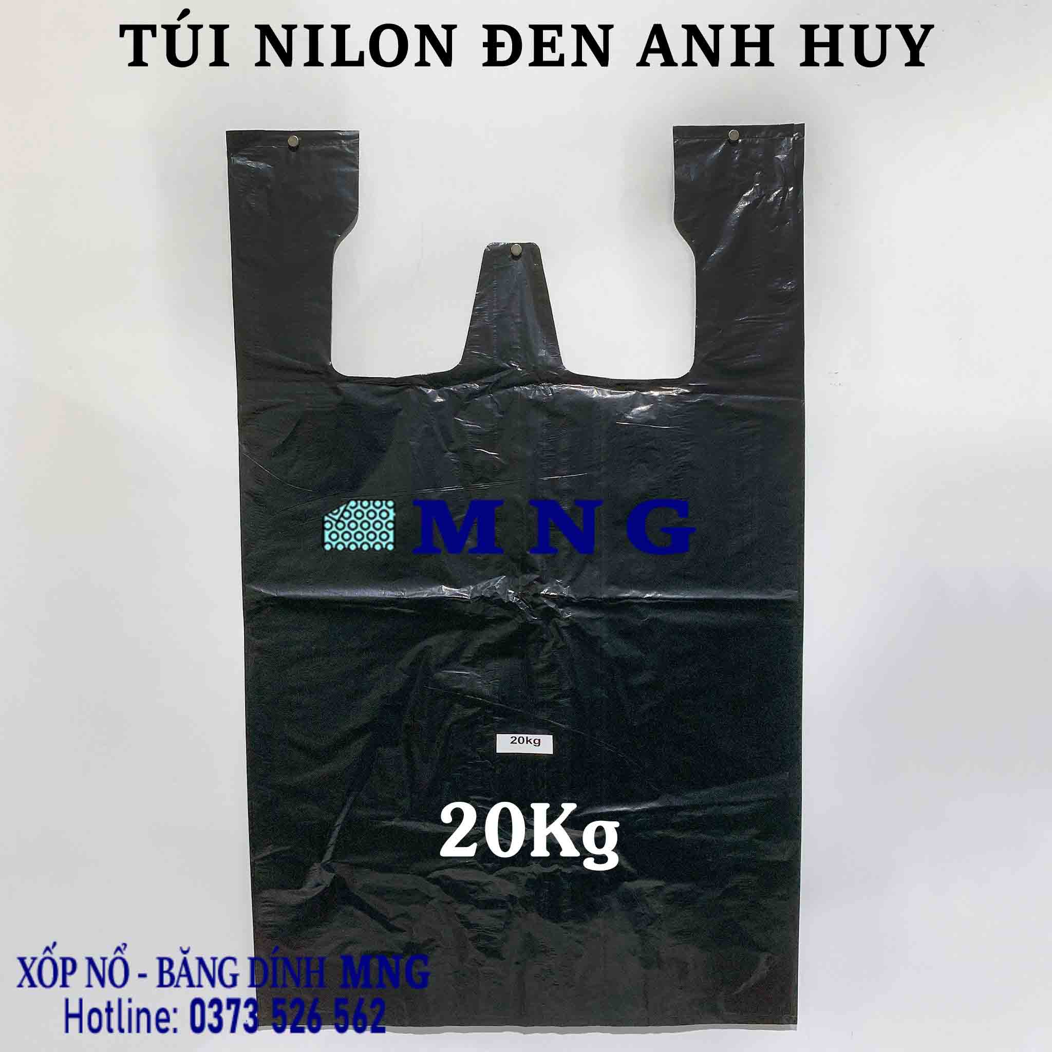 Túi nilon đen Anh Huy (1kg)