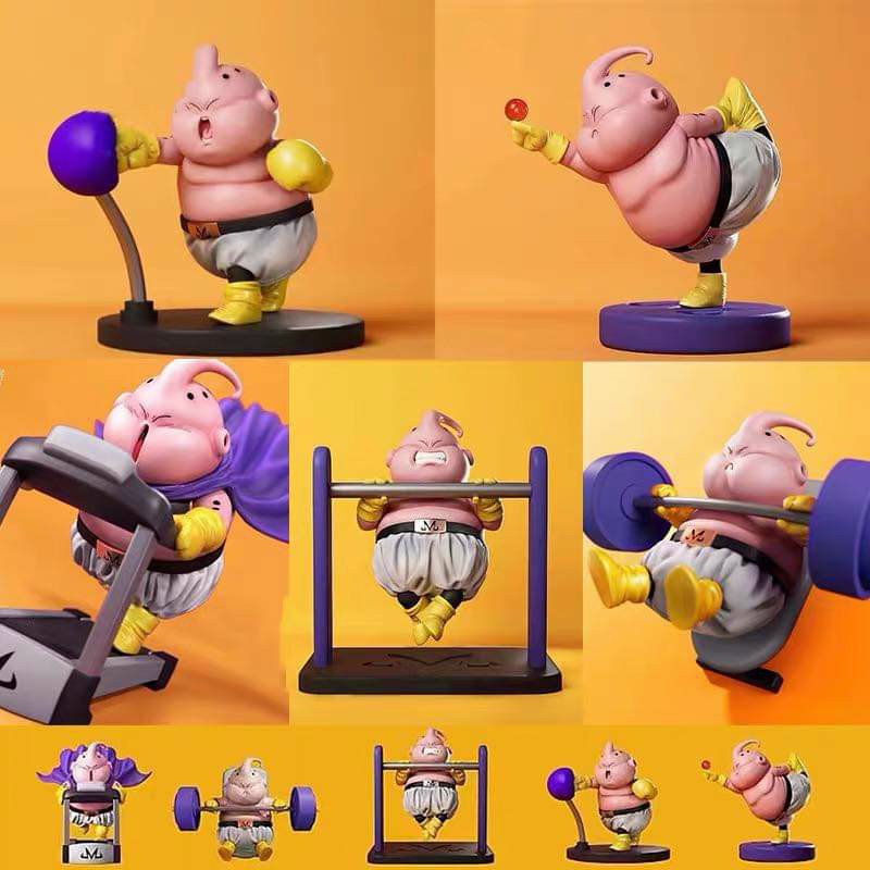 Mô hình Ma Bư mập Majin Buu tập thể hình  Anime Dragon Ball Z