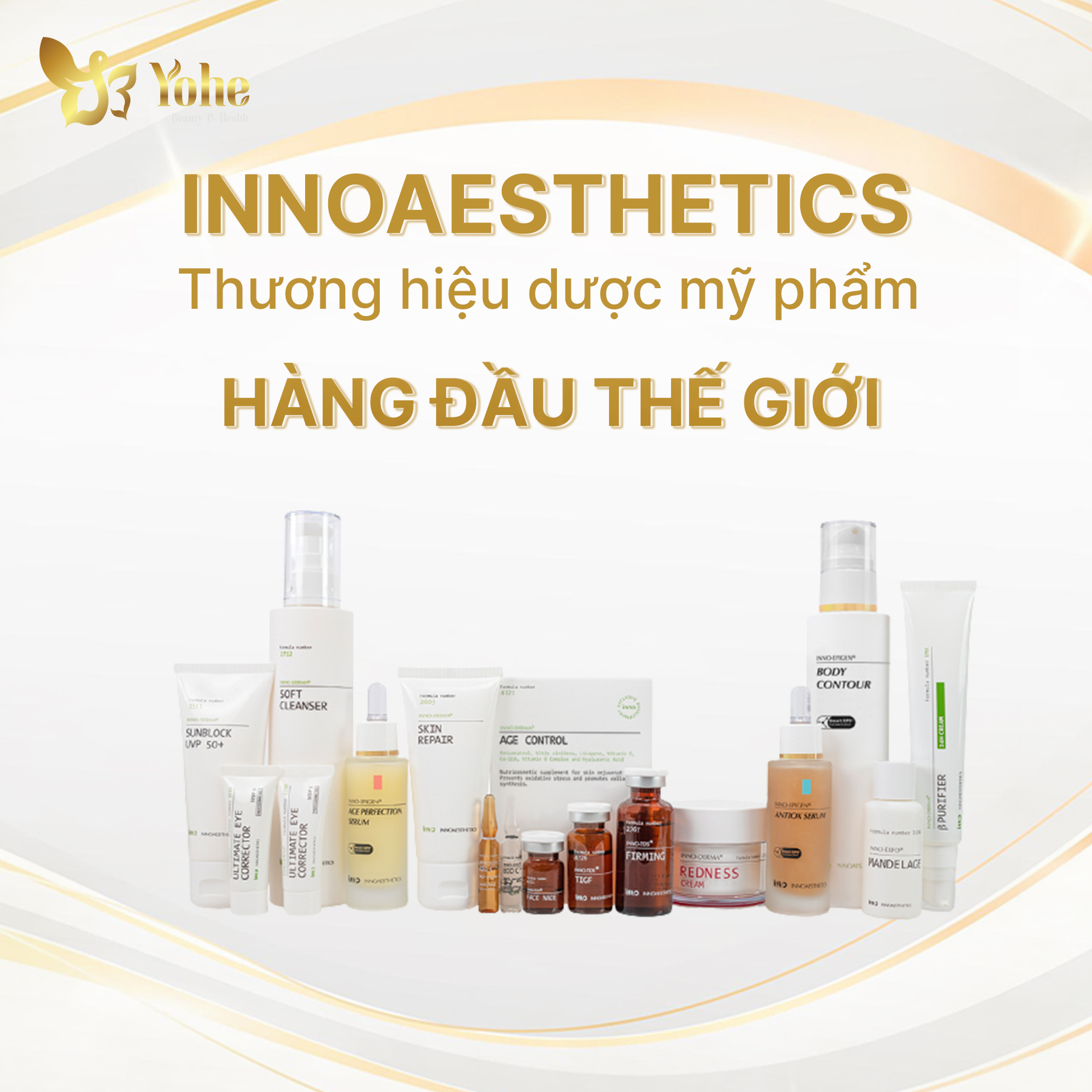 INNOAESTHETICS - DÒNG DƯỢC MỸ PHẨM YOHE SPA SỬ DỤNG LÀ THƯƠNG HIỆU NHƯ THẾ NÀO?