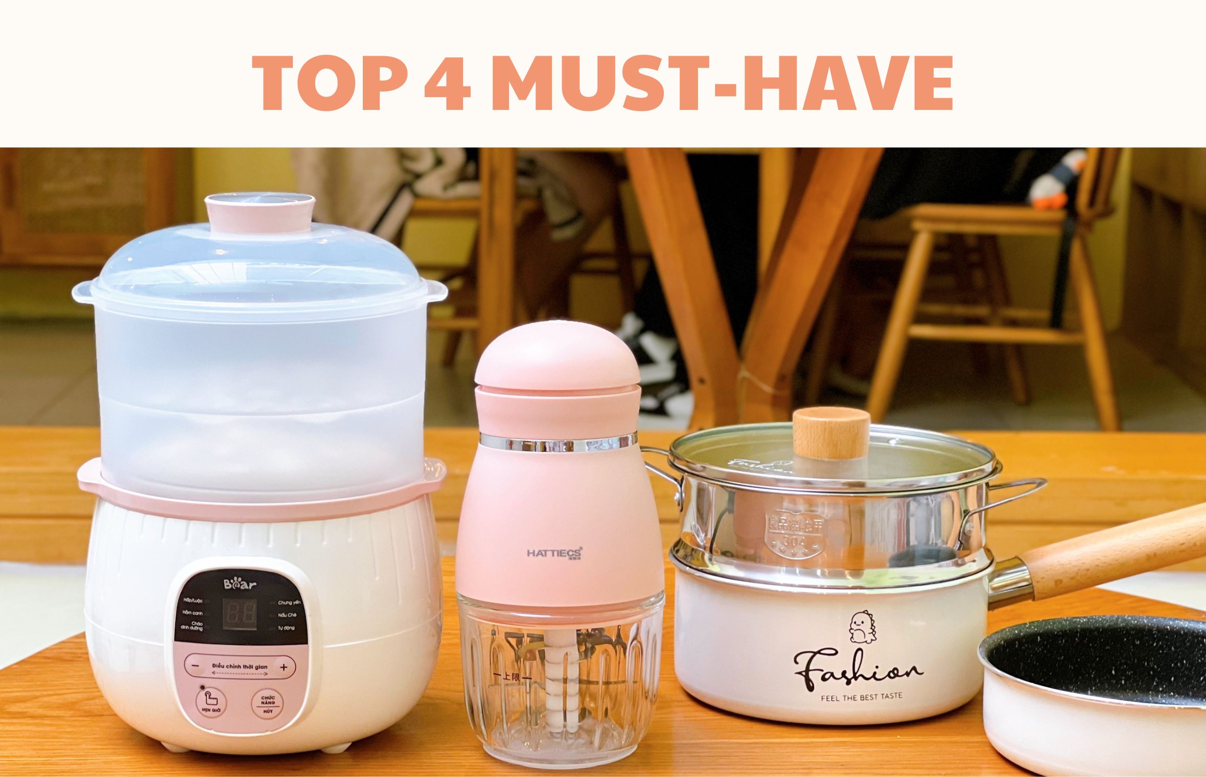 Top 4 Dụng Cụ Cơ Bản Nhất Phục Vụ Bé Ăn Dặm