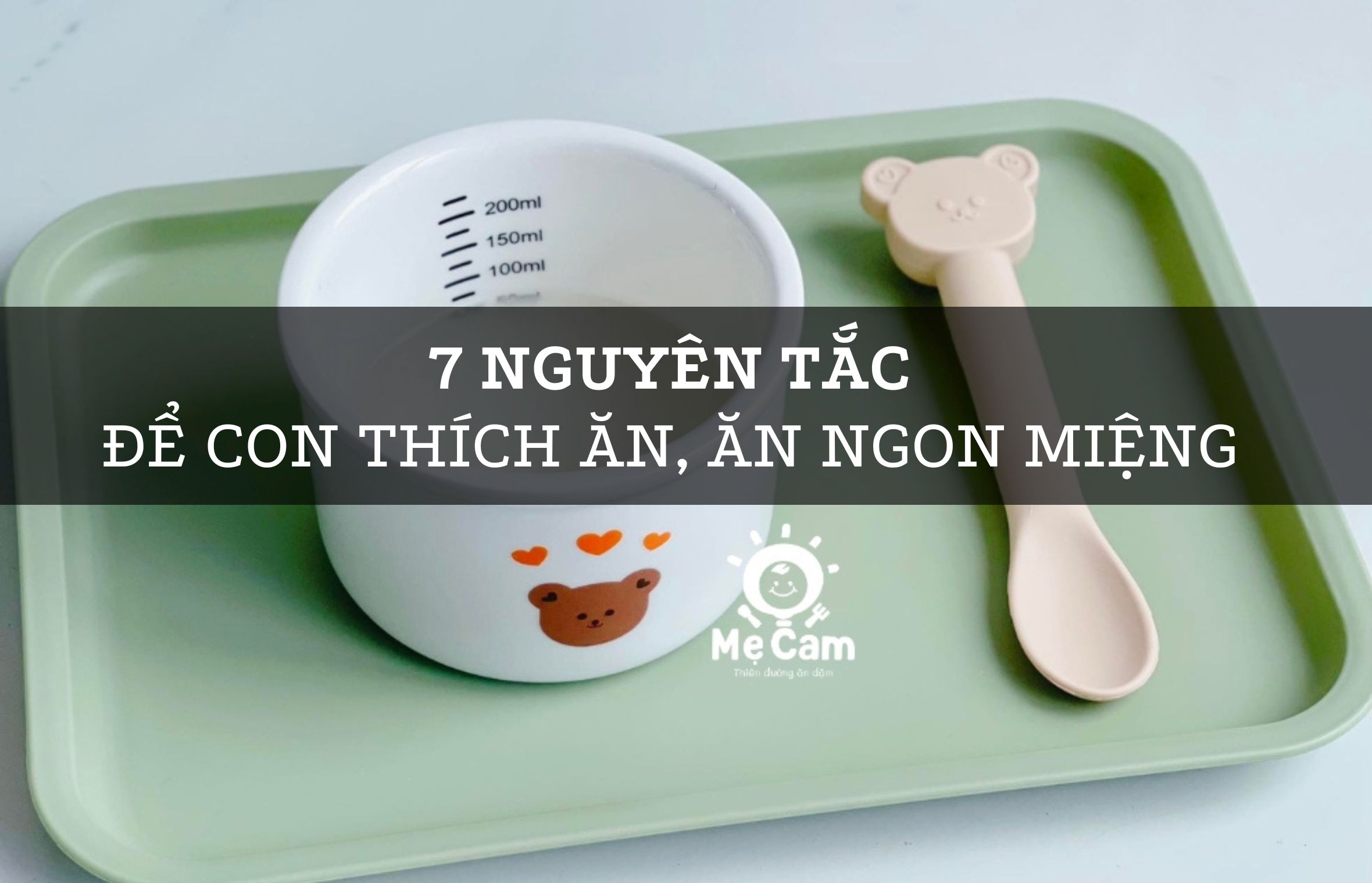 7 Nguyên Tắc Để Con Thích Ăn, Ăn Ngon Miệng