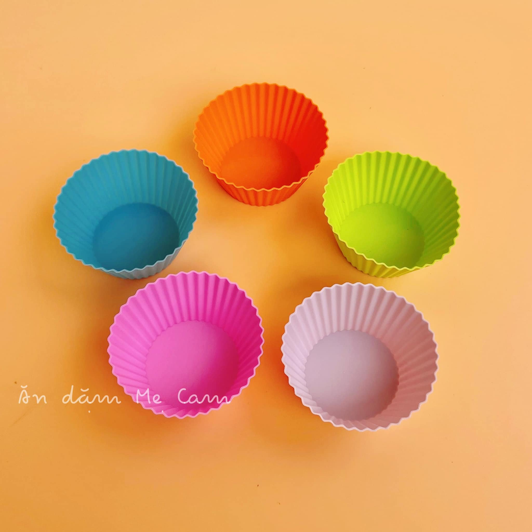 Set 5 khuôn bánh Silicone