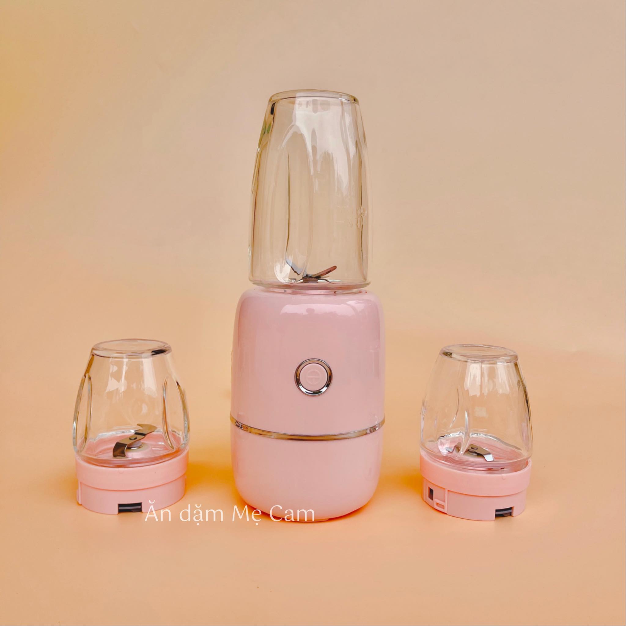 Máy xay 3 cối thủy tinh