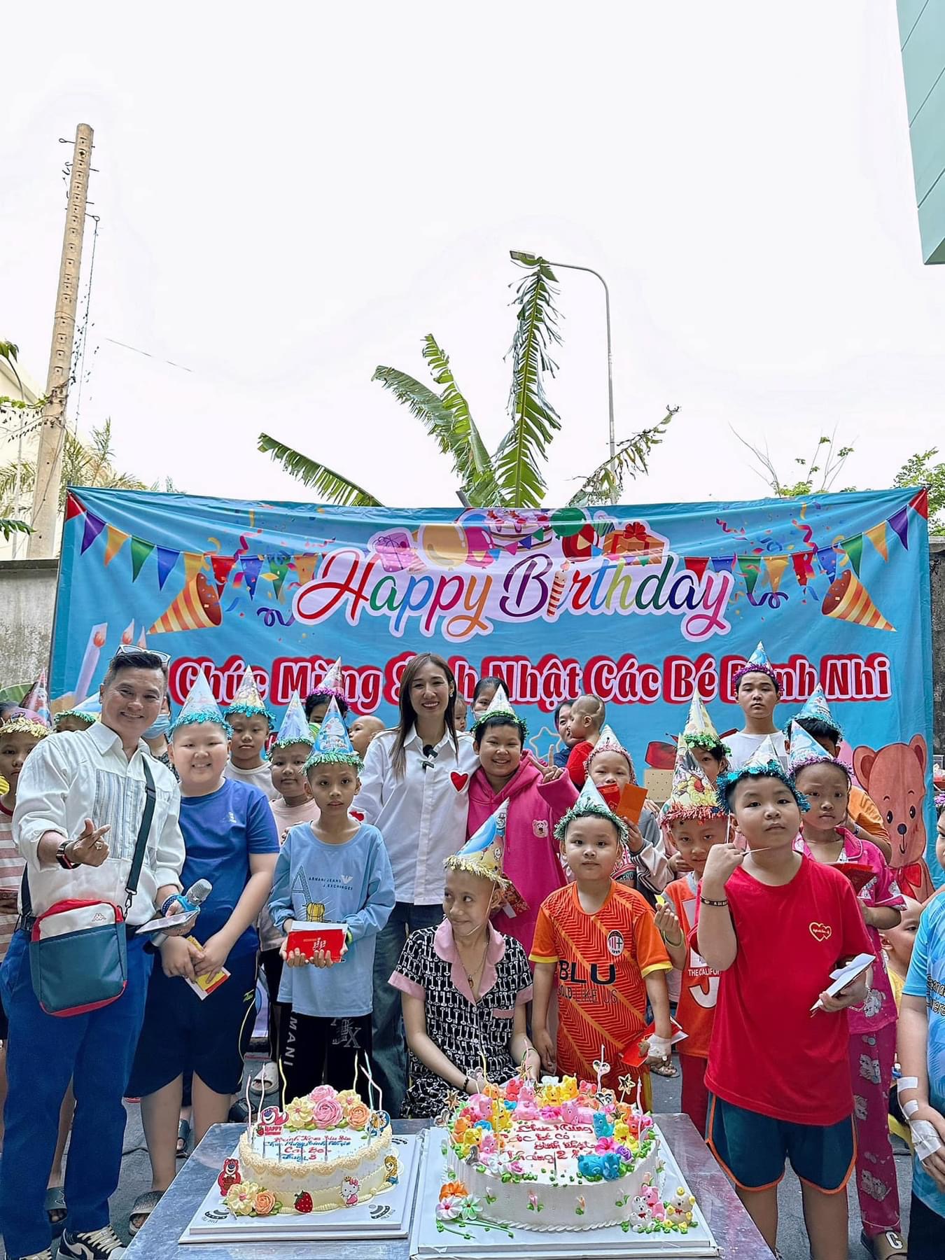 NGUYỄN HUỲNH NHƯ TỔ CHỨC SINH NHẬT CHO CÁC BÉ BỆNH NHI