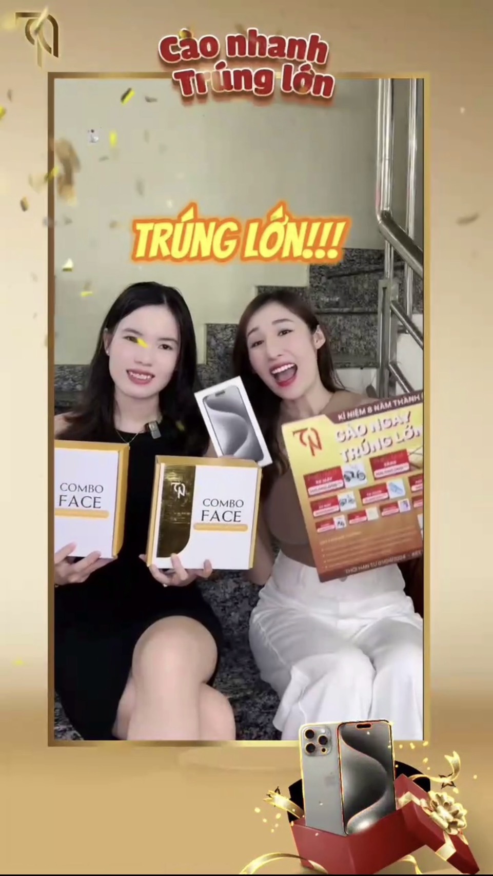 TRAO THƯƠNG CHO KHÁCH HÀNG TRÚNG IPHONE 15 PRO MAX
