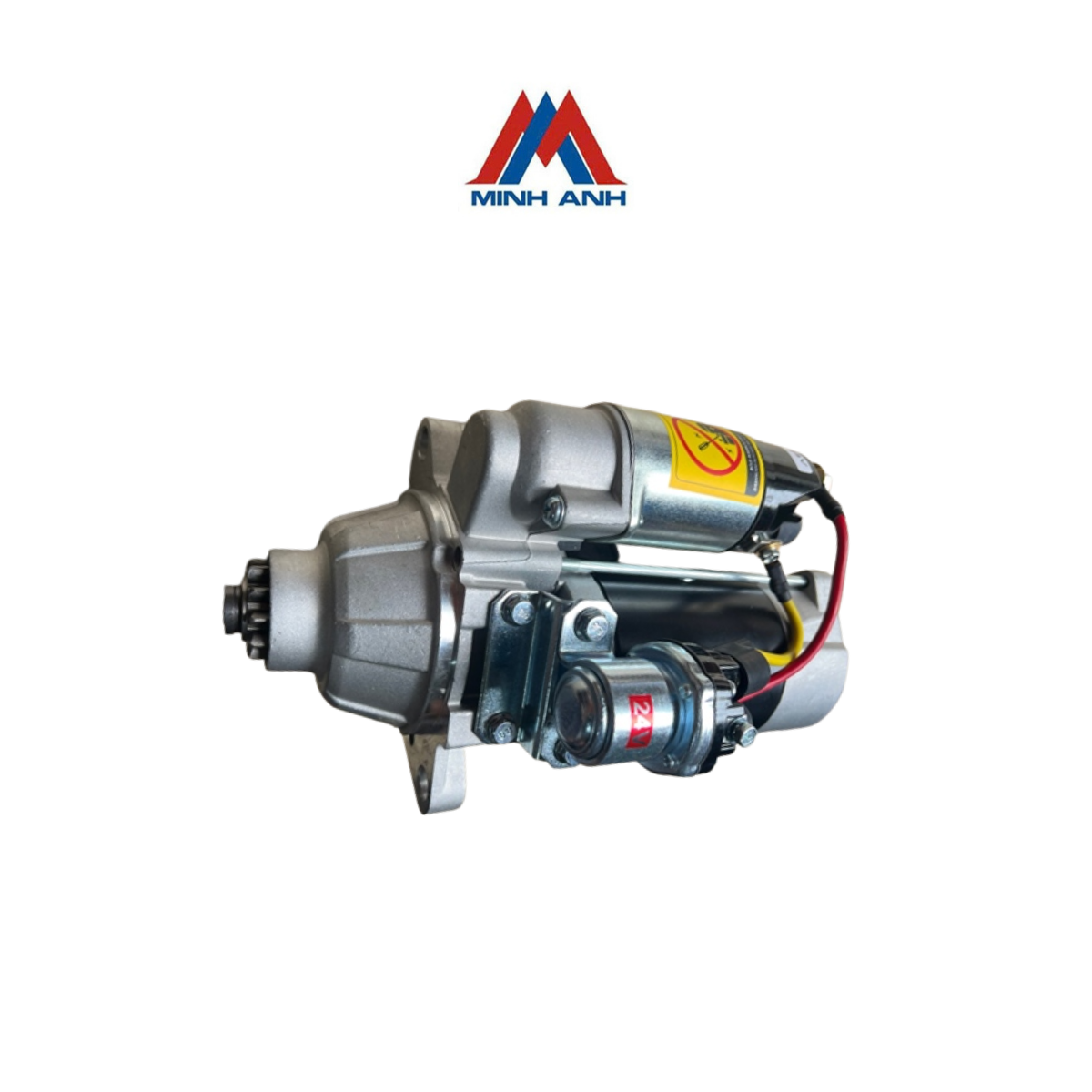 Củ đề máy xúc 6D14,6D15,6D16 24V 11T