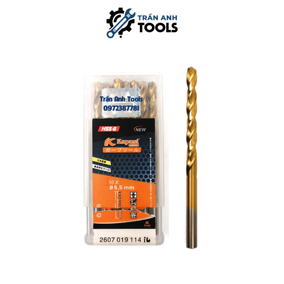 mũi khoan inox trần anh tools
