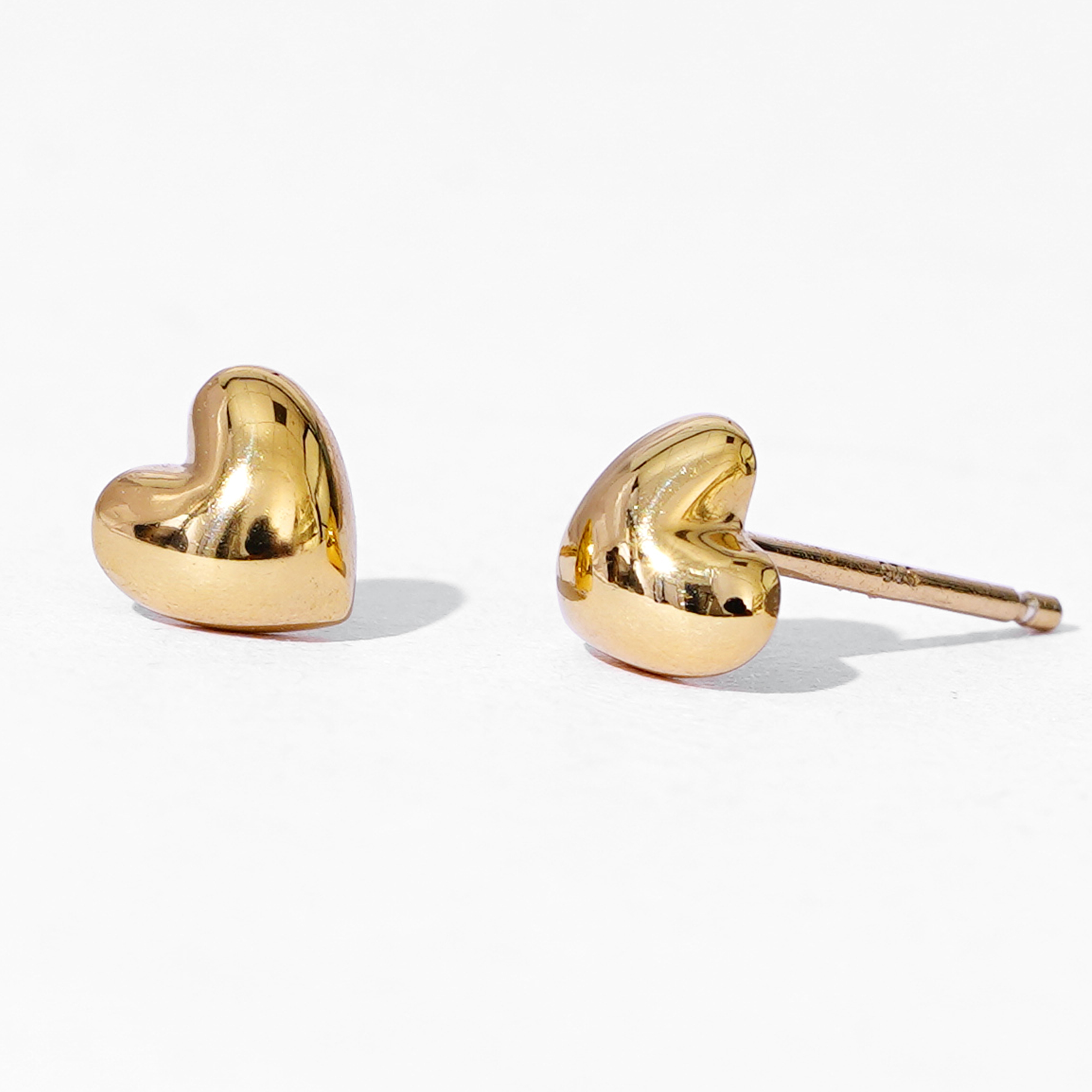 Khuyên tai Bạc 925 Trái Tim Heart Studs