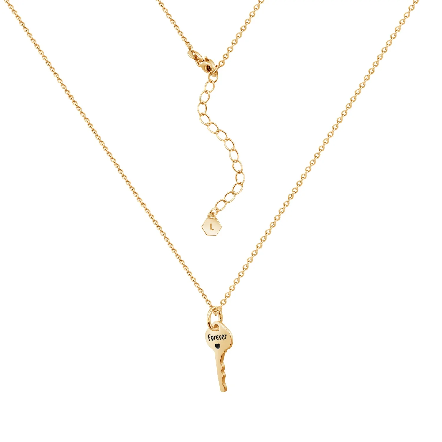 Key to My Heart Charm Necklace N51101