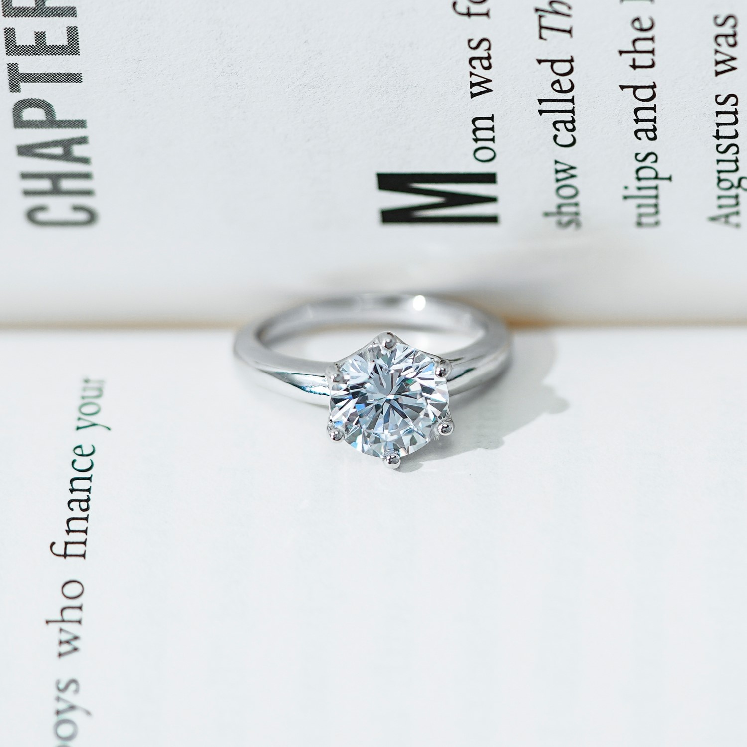 Nhẫn Solitaire 9mm Ring