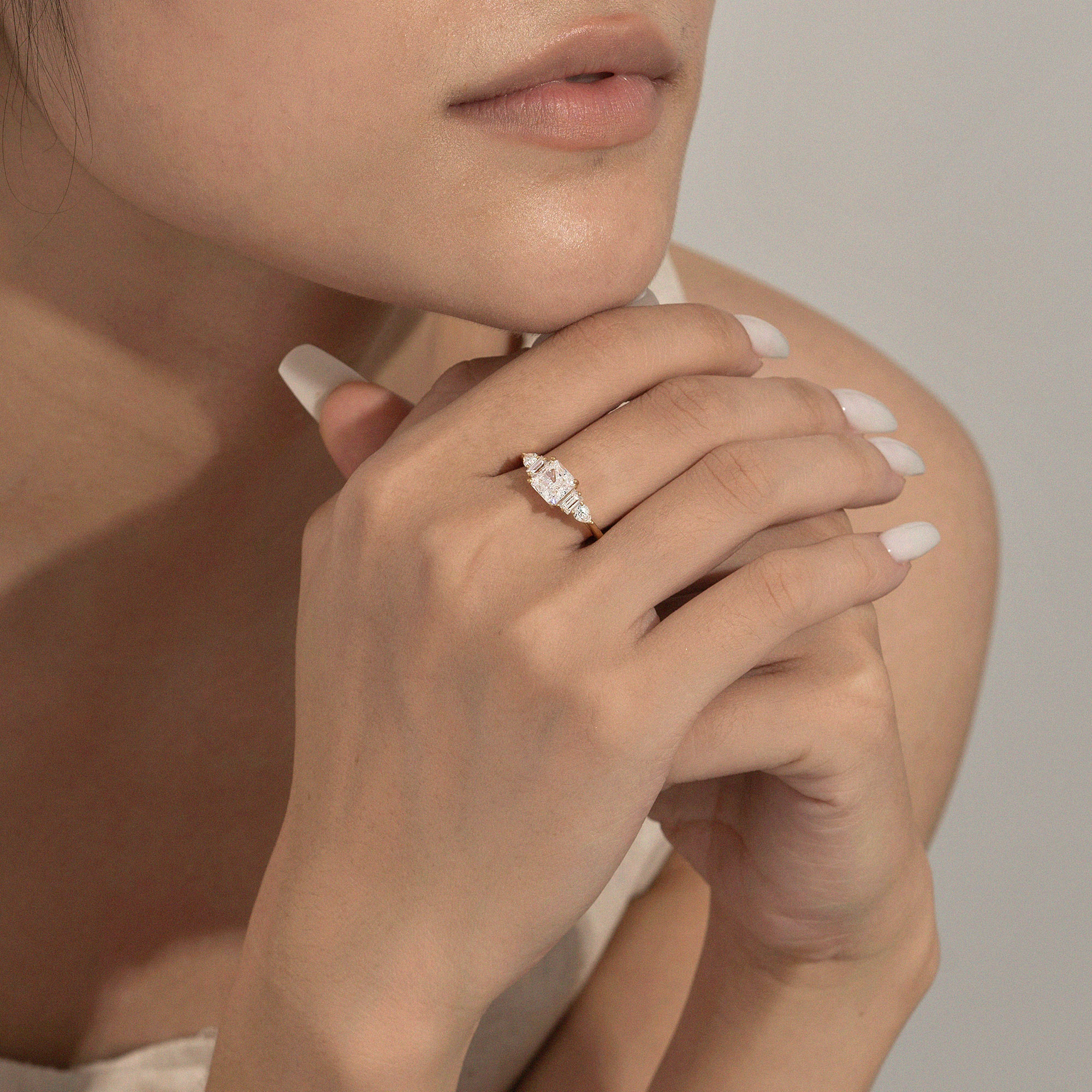 Nhẫn Nữ Centerpiece Crushice