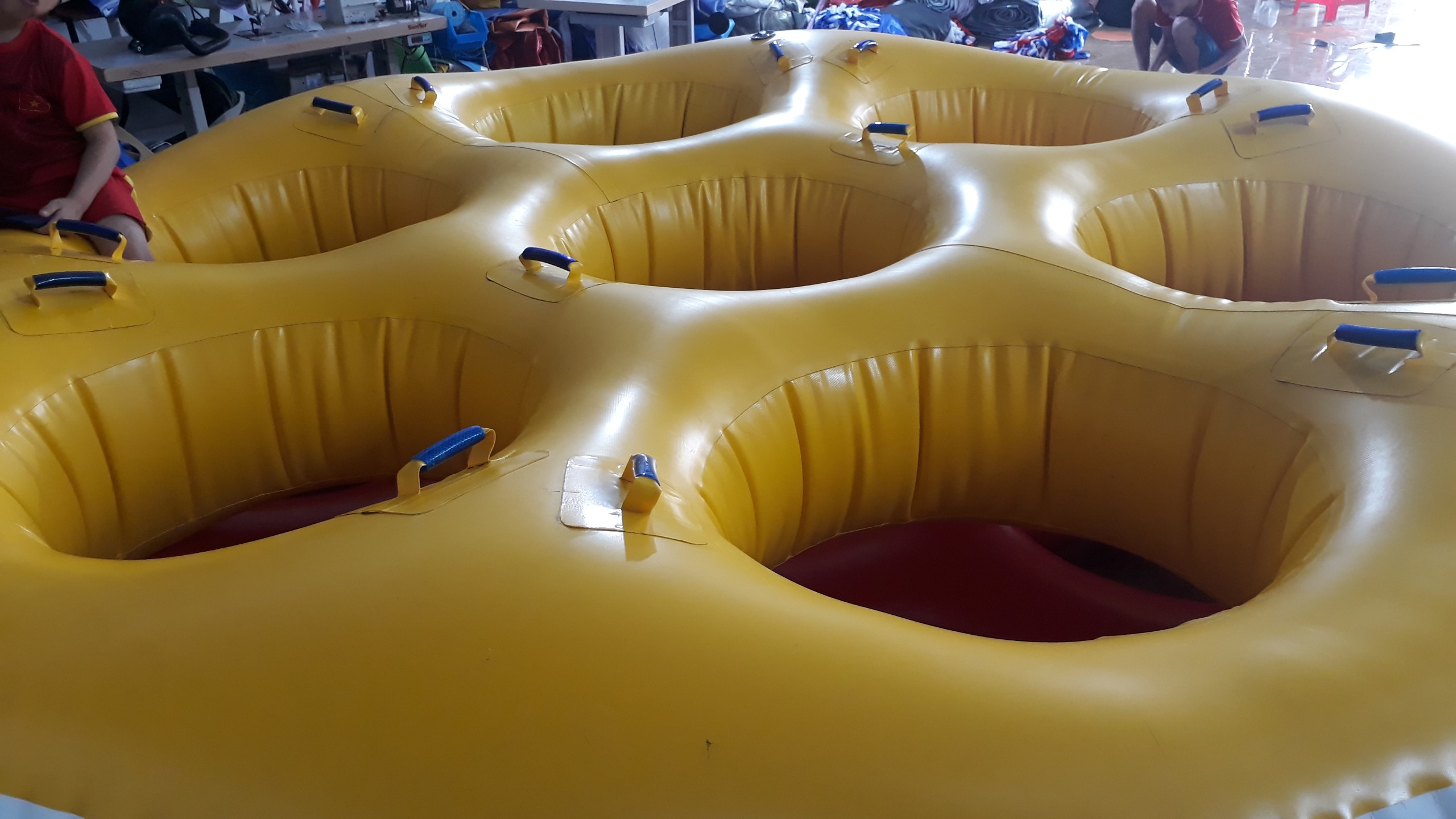 [Đồ Teambuilding] - Đĩa bay 7 lỗ 14 người chui