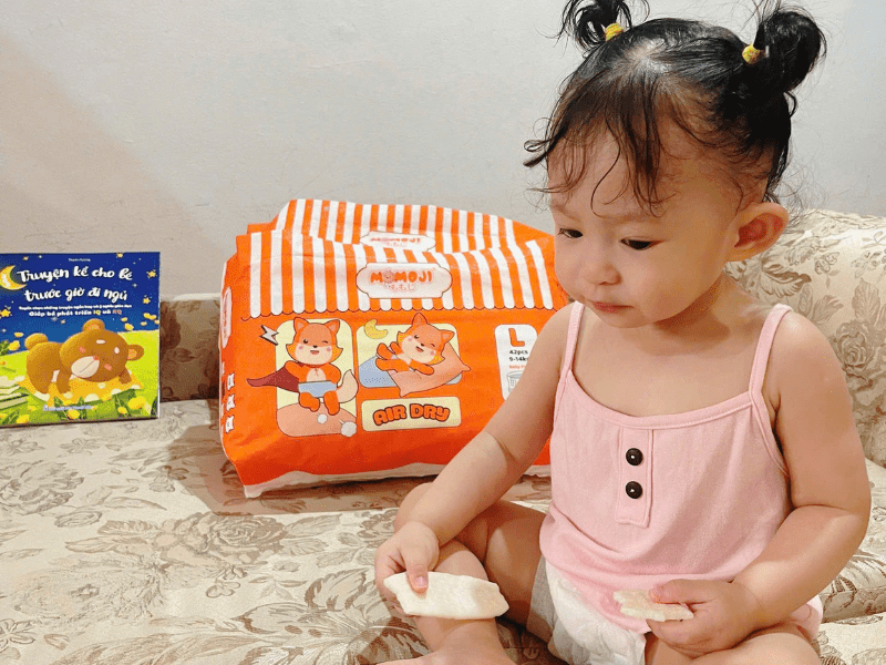Momoji Air Dry - Bỉm mỏng cho hè siêu thoáng 