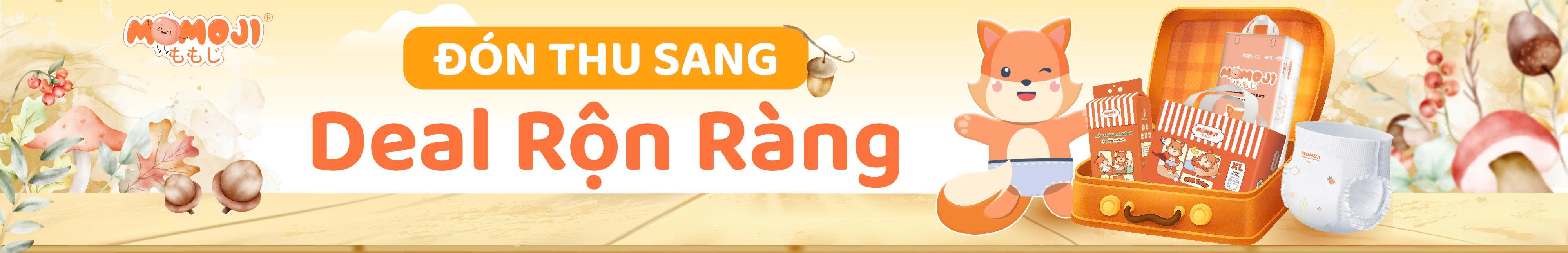 Chương trình quà tặng bỉm Momoji tháng này