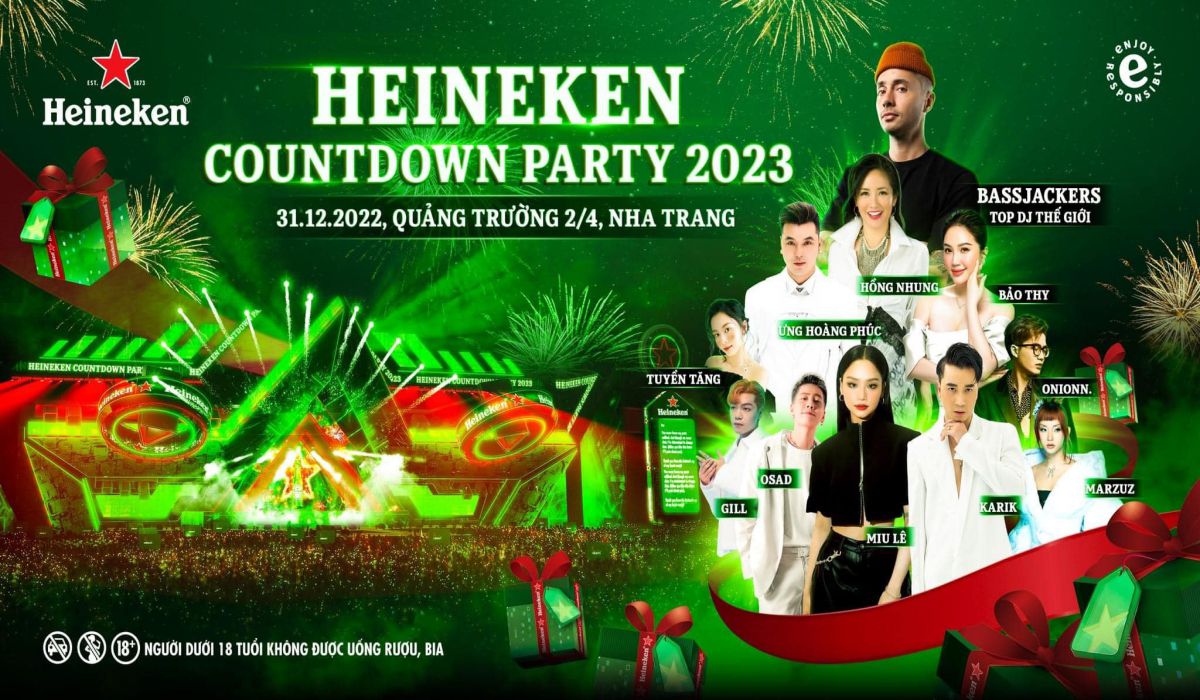 Sự Kiện Heineken Countdown Party “Hạ Cánh” Tại Nha Trang️. | Công Ty Tnhh  Tm&Dv Du Lịch Funny Trip Nha Trang