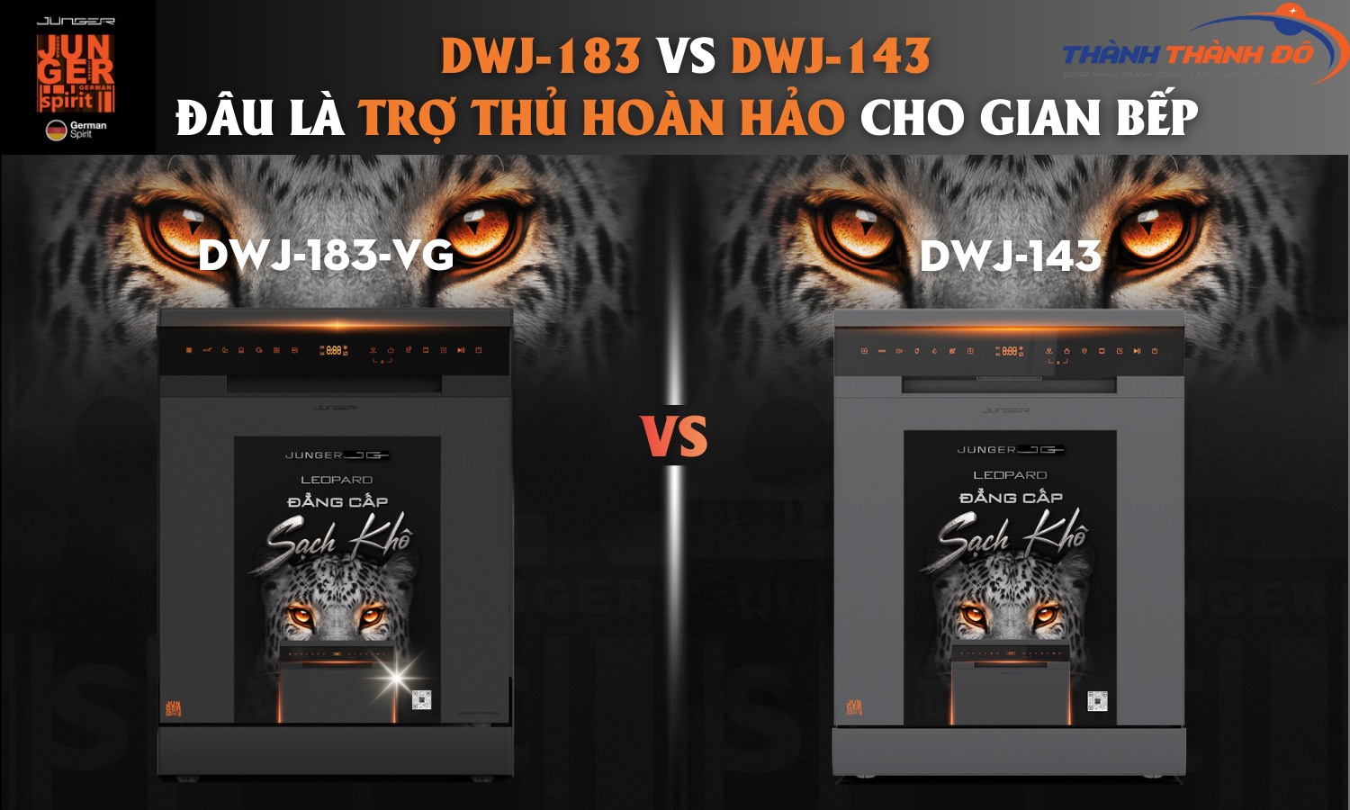 So Sánh Chi Tiết Junger DWJ-183 VG, DWJ-163 MS Và DWJ-143