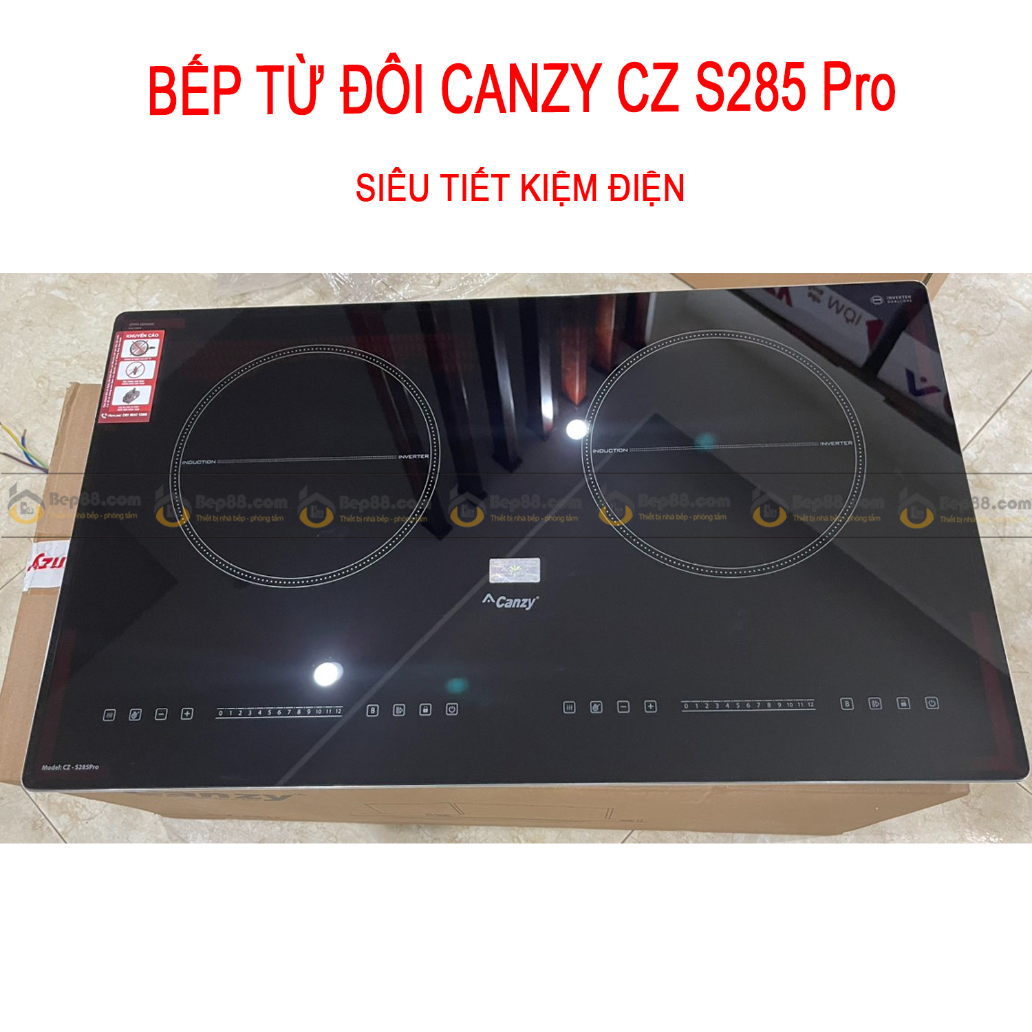BẾP TỪ ĐÔI CANZY CZ S285 Pro