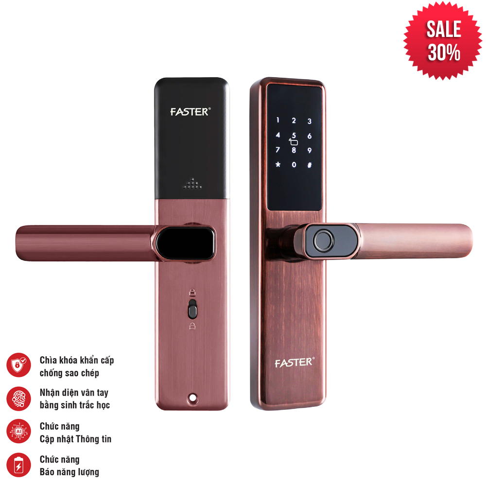 Khóa Faster vân tay FSID 30KAC