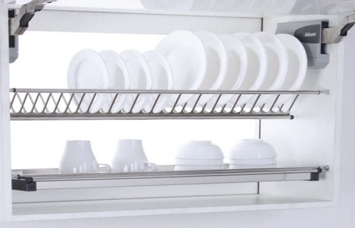 Giá bát đĩa cố định dạng chữ V Inox 201 Eurogold EUV8570