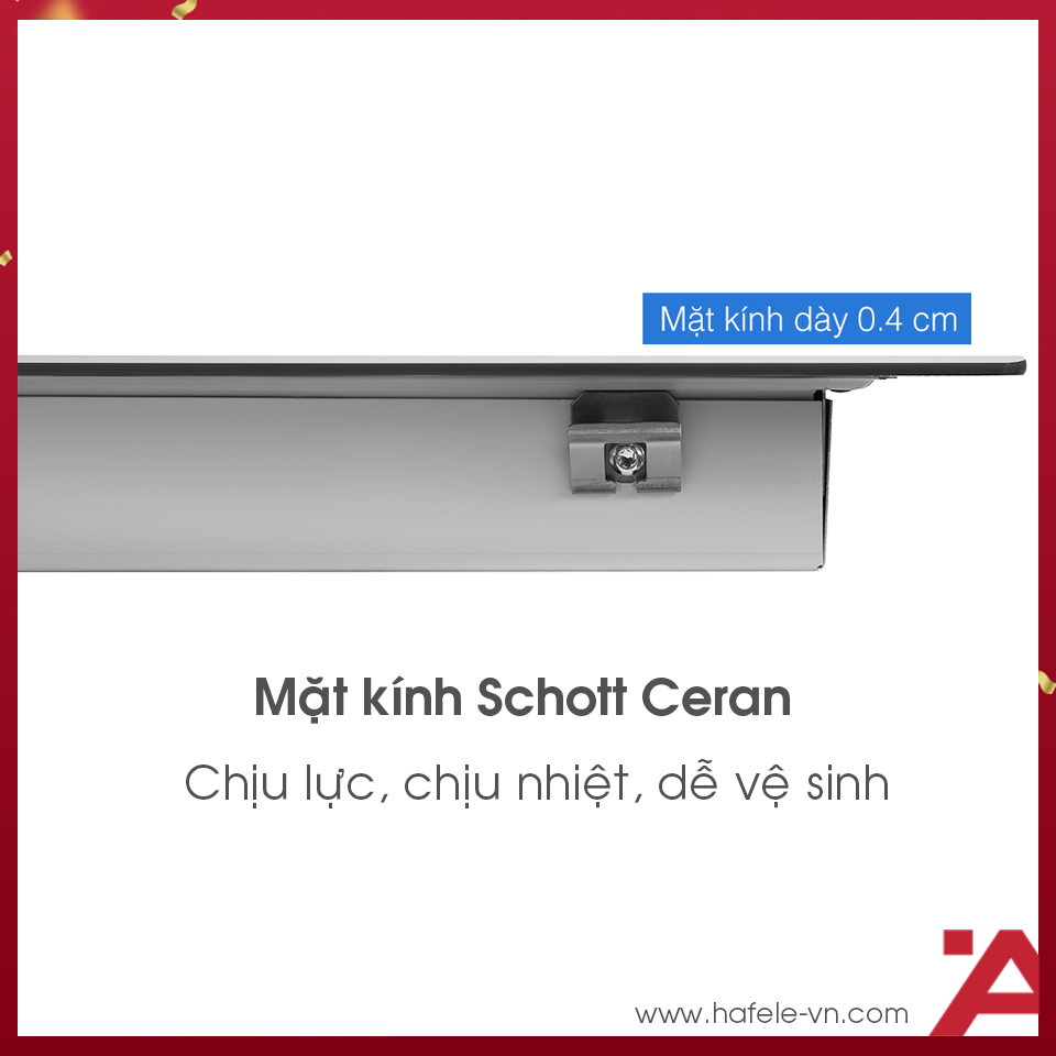 Chi tiết bếp điện âm Hafele HC-R772D