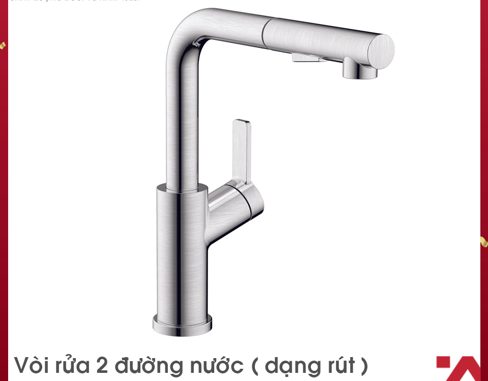 VÒI BẾP Hafele LUX-P HT25-SH1P315 570.85.049