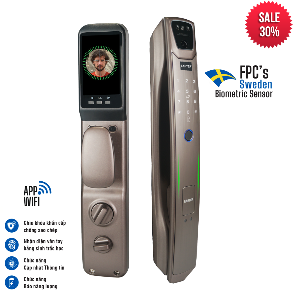 Khóa Faster Face ID FS007FD3D-BS