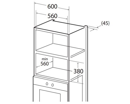 Chi tiết lò vi sóng kết hợp nướng âm tủ Hafele HM-B38A