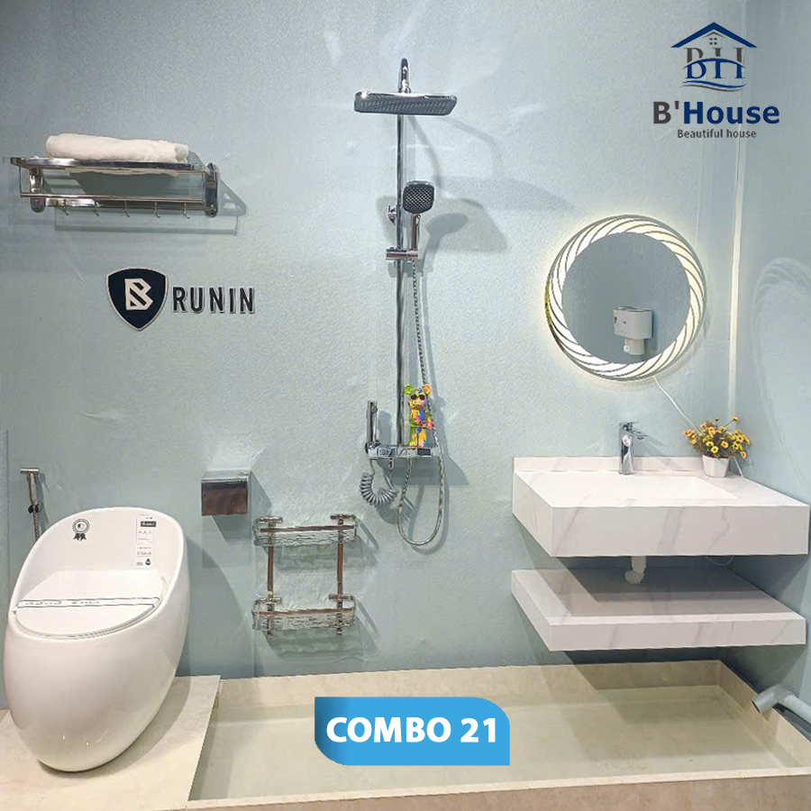 Combo phòng tắm, combo nhà tắm, trọn bộ thiết bị vệ sinh phòng tắm 21