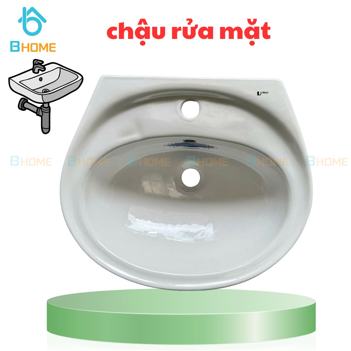 Chậu rửa mặt CRM 123